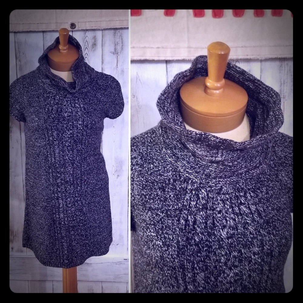 Style & Co Black & White Sweater Dress